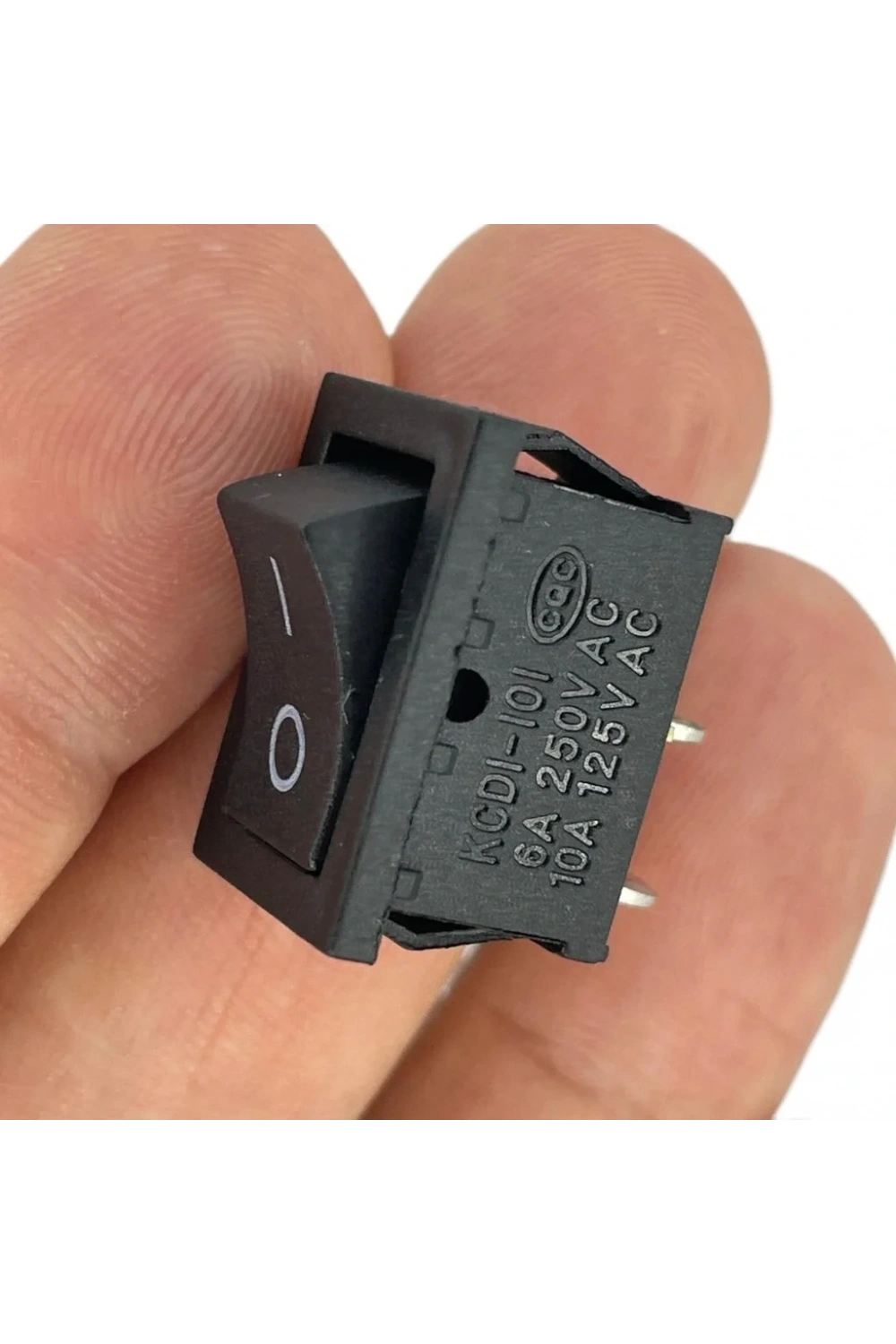 IC-120D Mini Işıksız Anahtar İğne Bacak 90 Derece ON-OFF 2P
