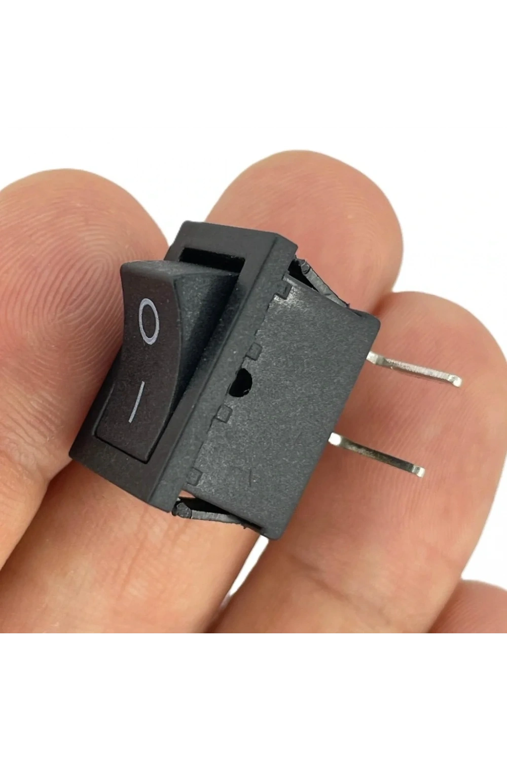 IC-120D Mini Işıksız Anahtar İğne Bacak 90 Derece ON-OFF 2P