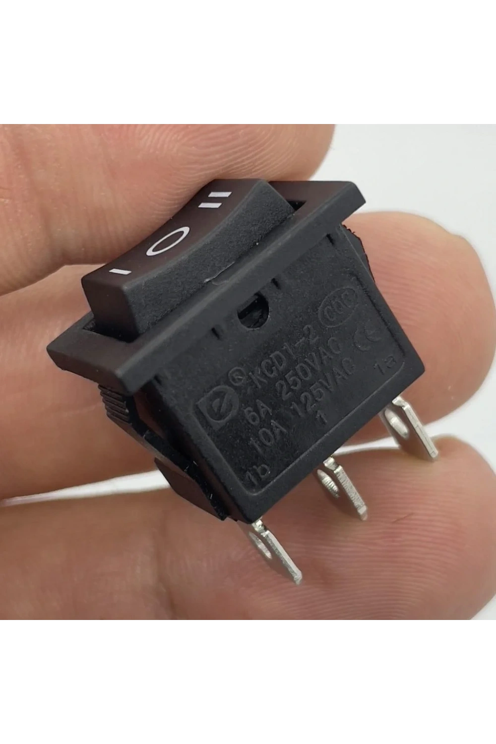 IC-123A Mini Işıksız Yaylı Anahtar Mom-Off-Mom