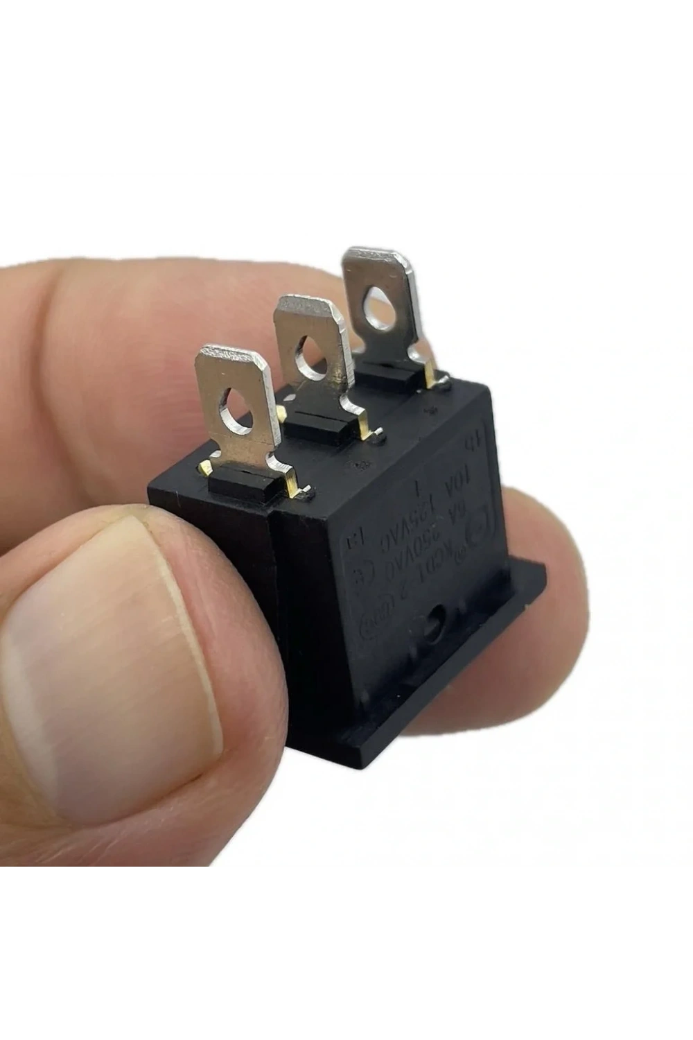 IC-123A Mini Işıksız Yaylı Anahtar Mom-Off-Mom