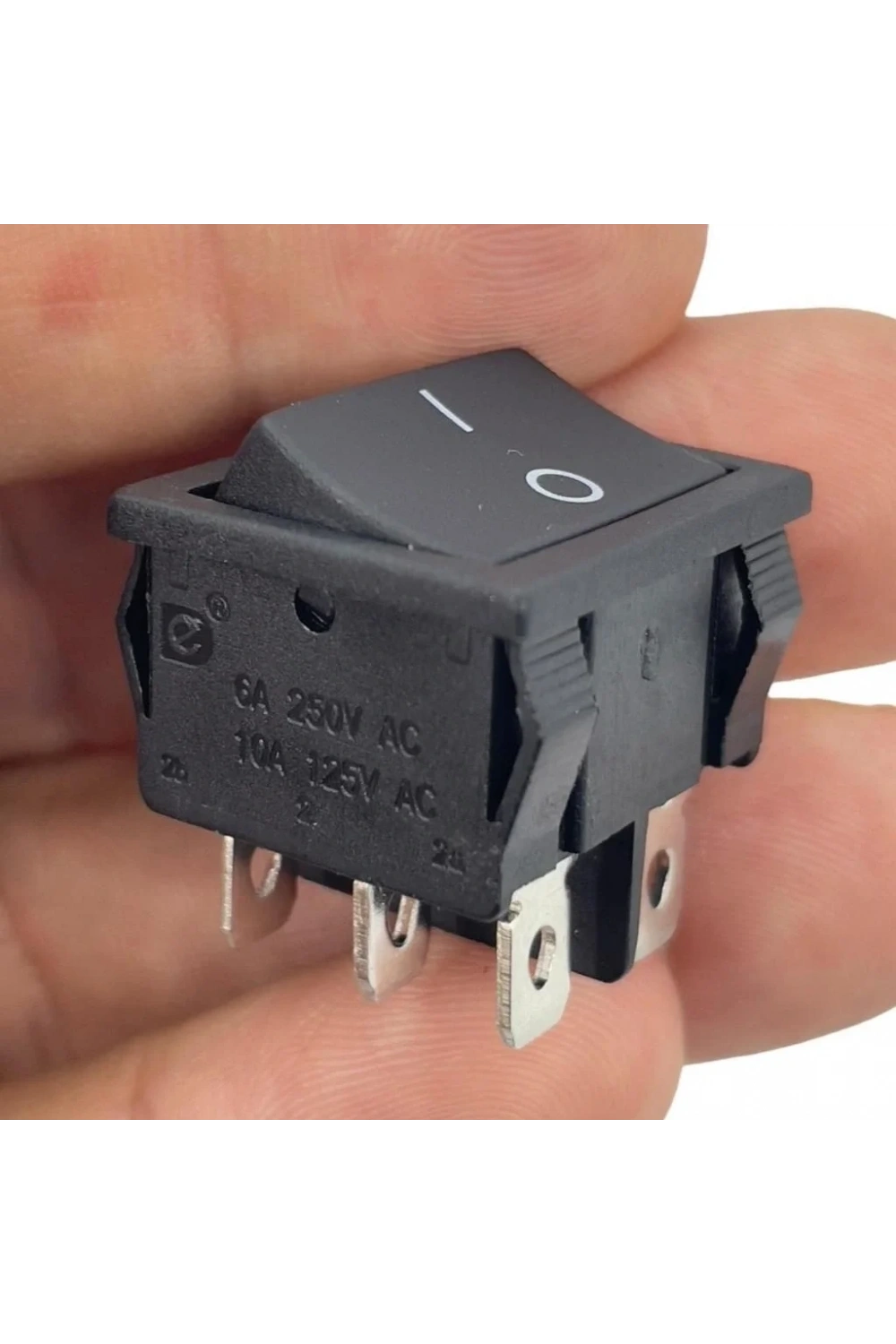 IC-129 Orta Boy Işıksız Anahtar On-On 6P Siyah
