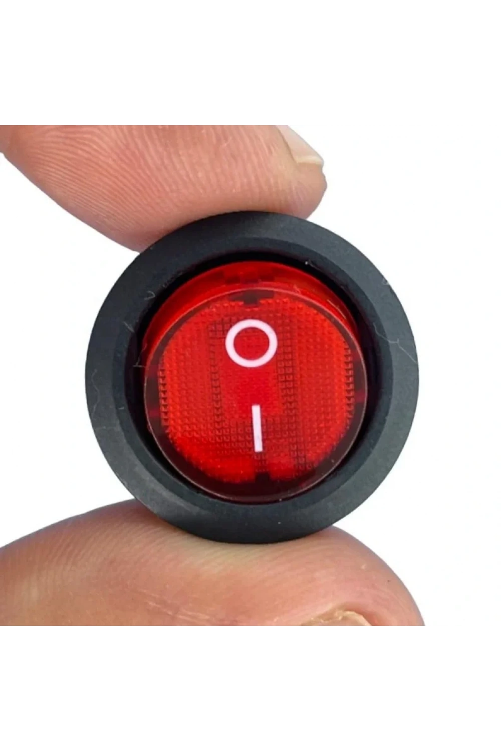 IC-131-0 Mini Yuvarlak Işıklı Anahtar 220V 3P