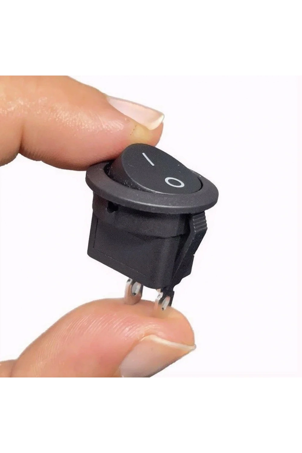 IC-133 Yuvarlak Işıksız Devre Anahtarı On-Off 2P