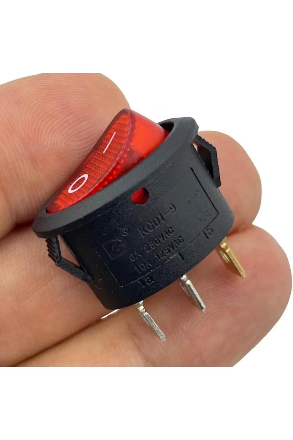 IC-134B Oval Işıklı Anahtar On-Off 3P