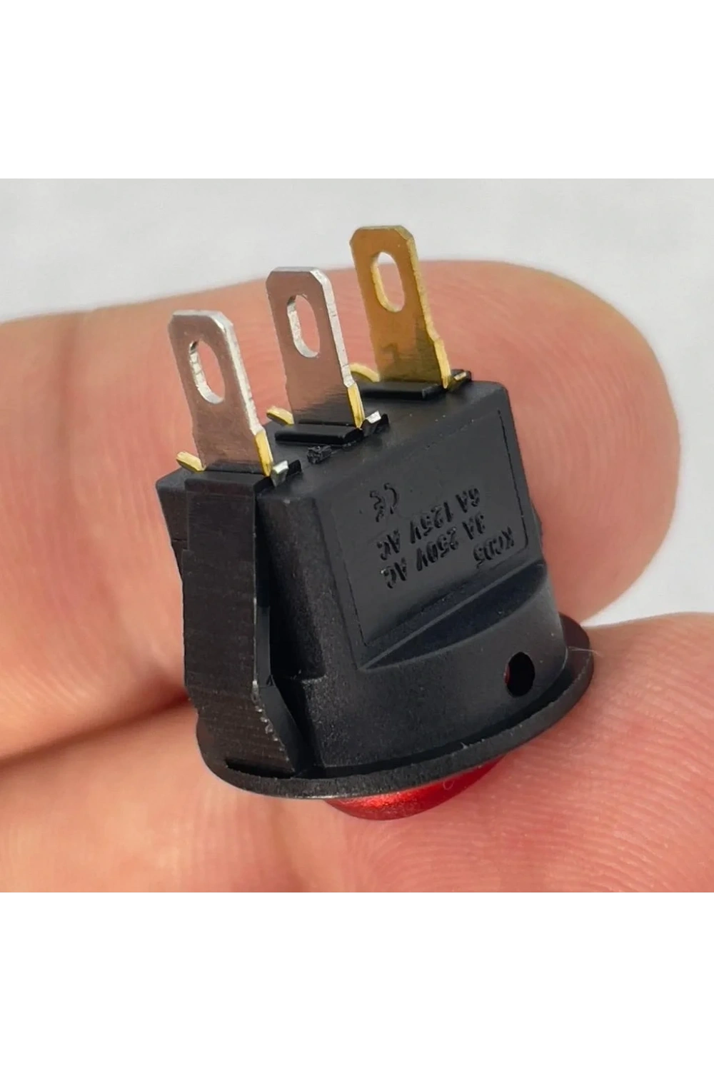 IC-134D Mini Yuvarlak Anahtar Işıklı On-Off 3P