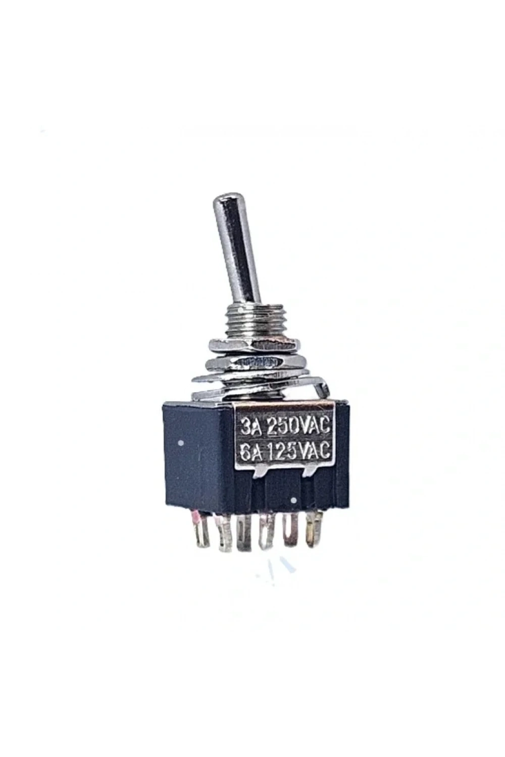 IC-146 Toggle Switch Yaylı Off-Mom 6P Ø6mm MTS-212