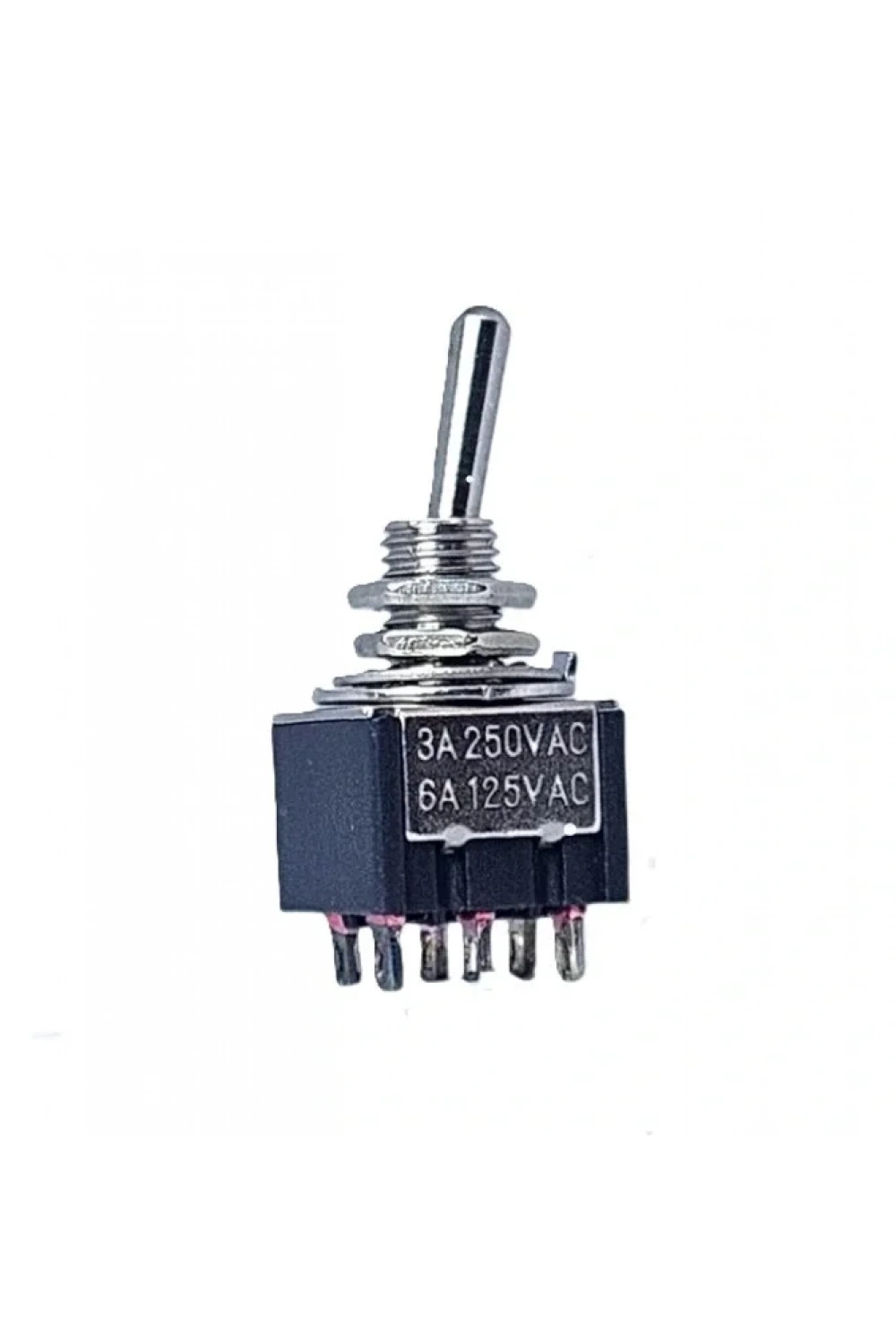 IC-147 Toggle Switch Yaylı On-Off-Mom 6P Ø6mm MTS-213