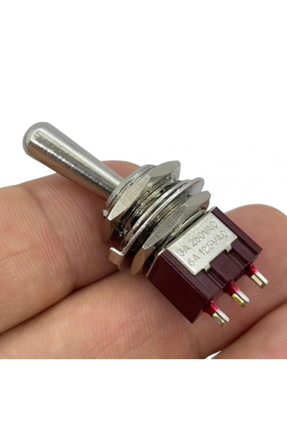 IC-148E Toggle Switch On-Off 12mm 3P MTS-102L