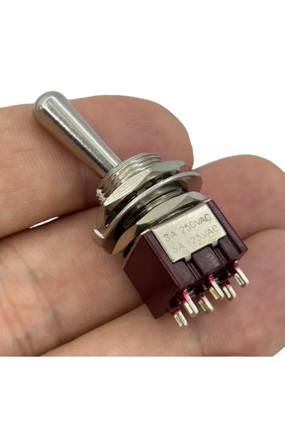 IC-148G Toggle Switch On-Off 12mm 6P MTS-202L