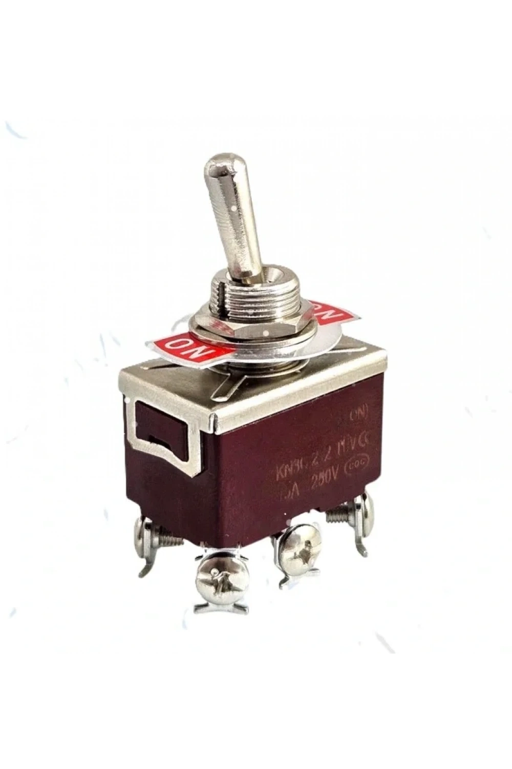 IC-158A Toggle Switch Off-Mom 15A 6P Ø12mm KN3C-212