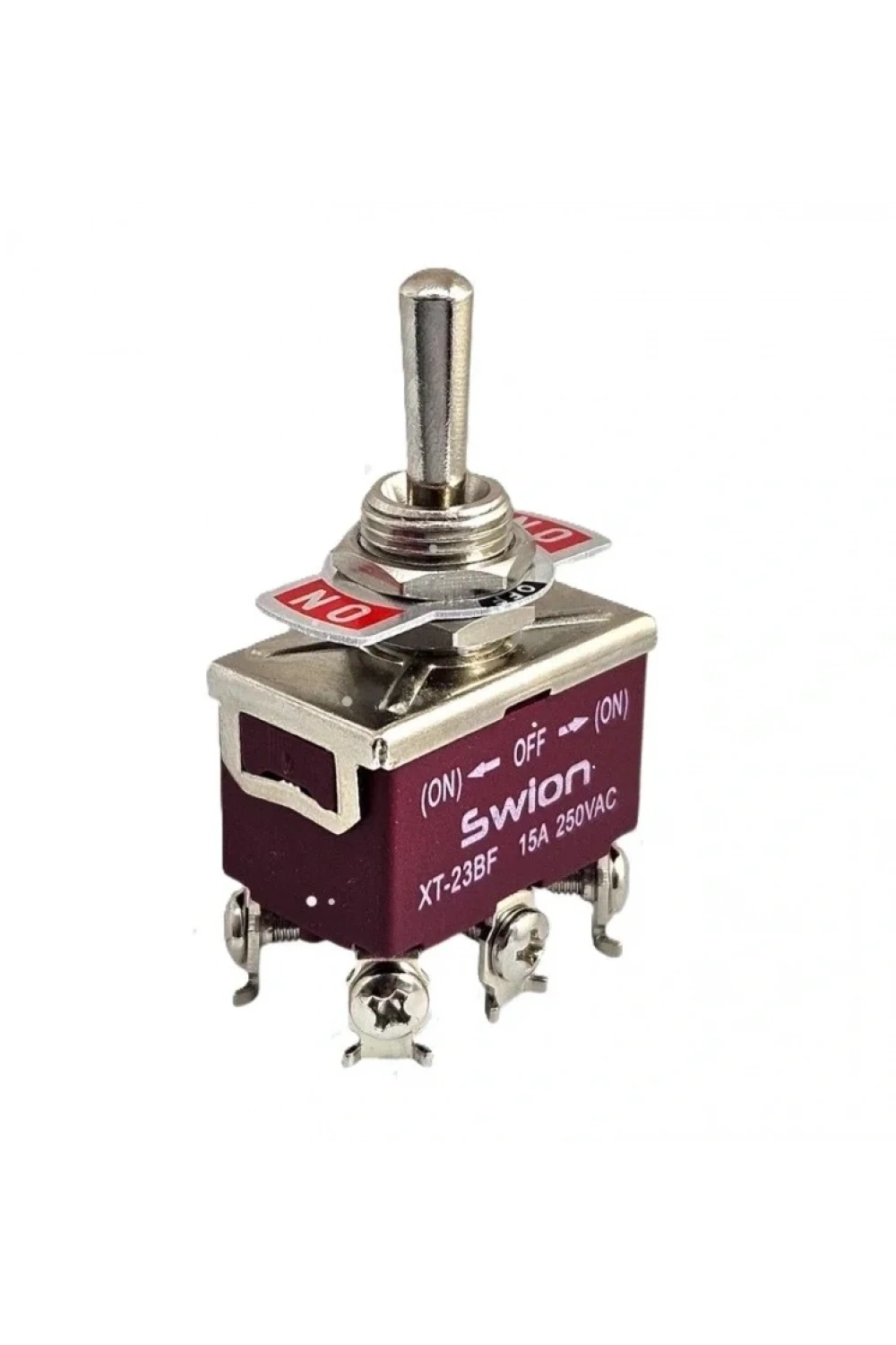 IC-160S SWION Toggle Switch Mom-Off-Mom Ø12mm 15A 6P XT-23BF