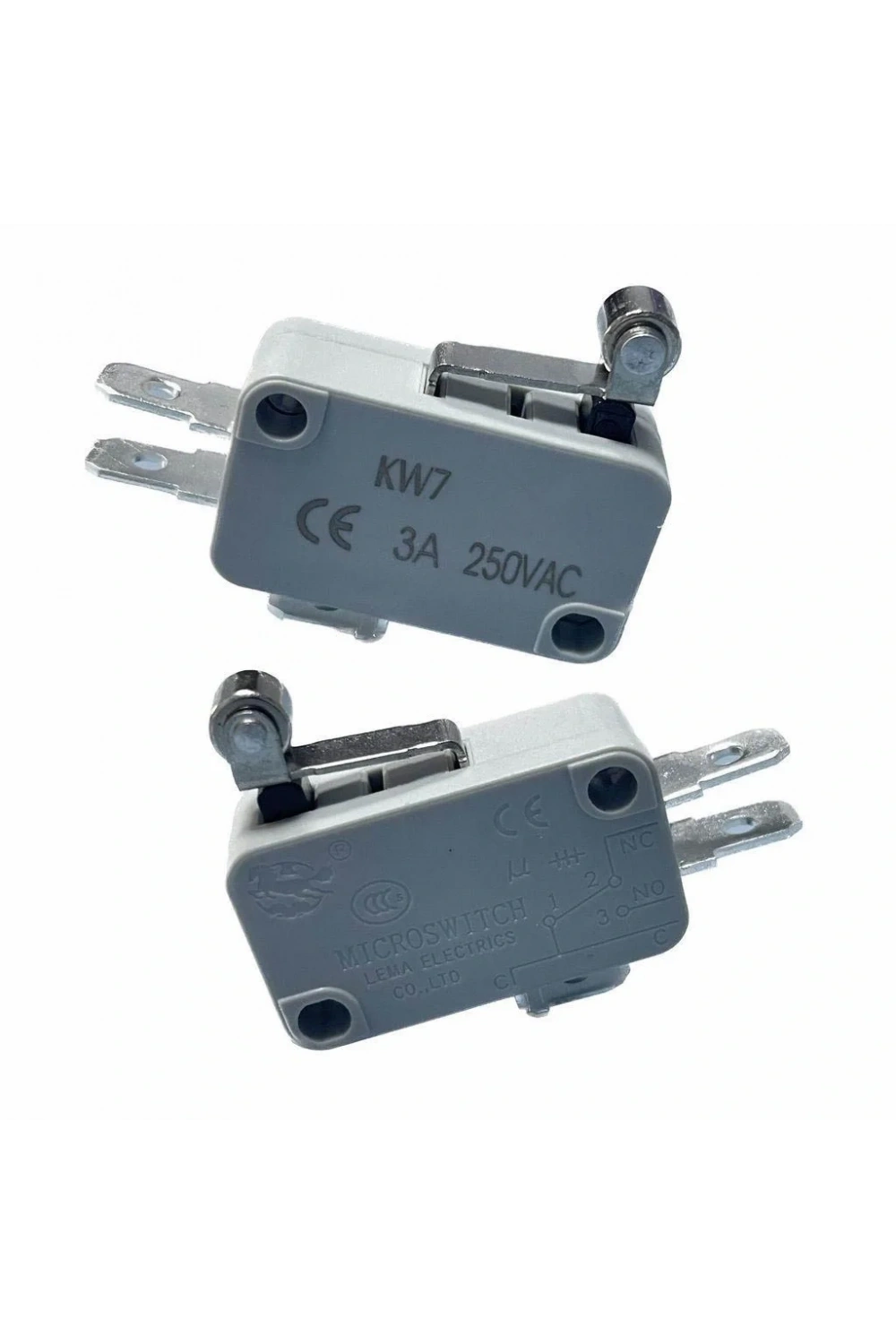 IC-172 Mikro Switch Makaralı Kısa KW7 3A 250VAC