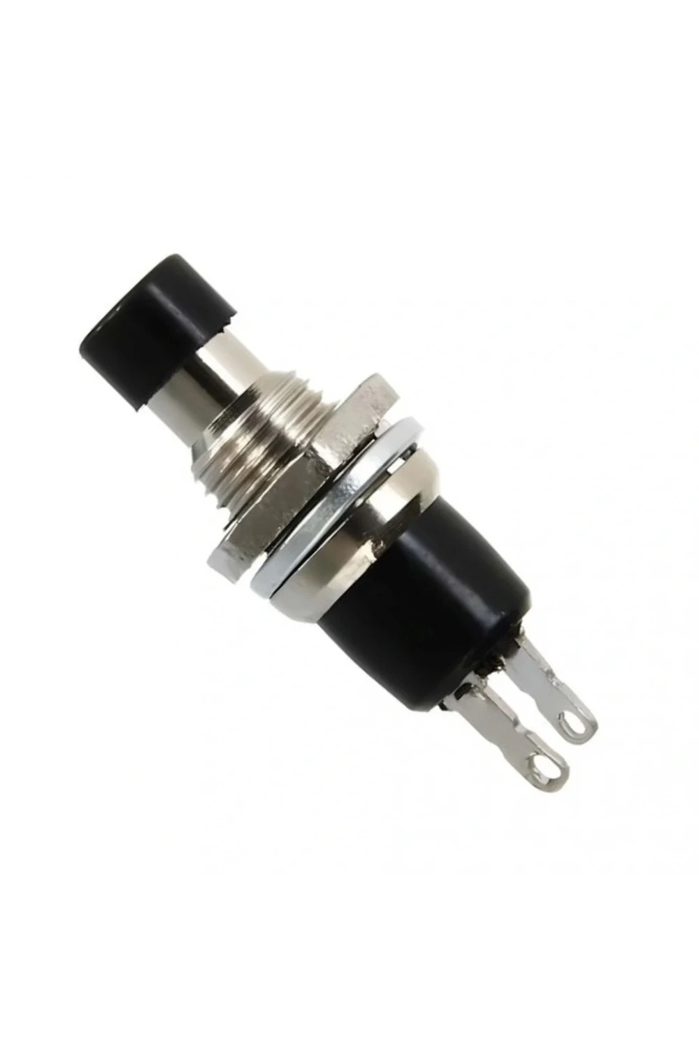 IC-178 Buton Ø7mm Normalde Kapalı (Ters Kontak) Siyah