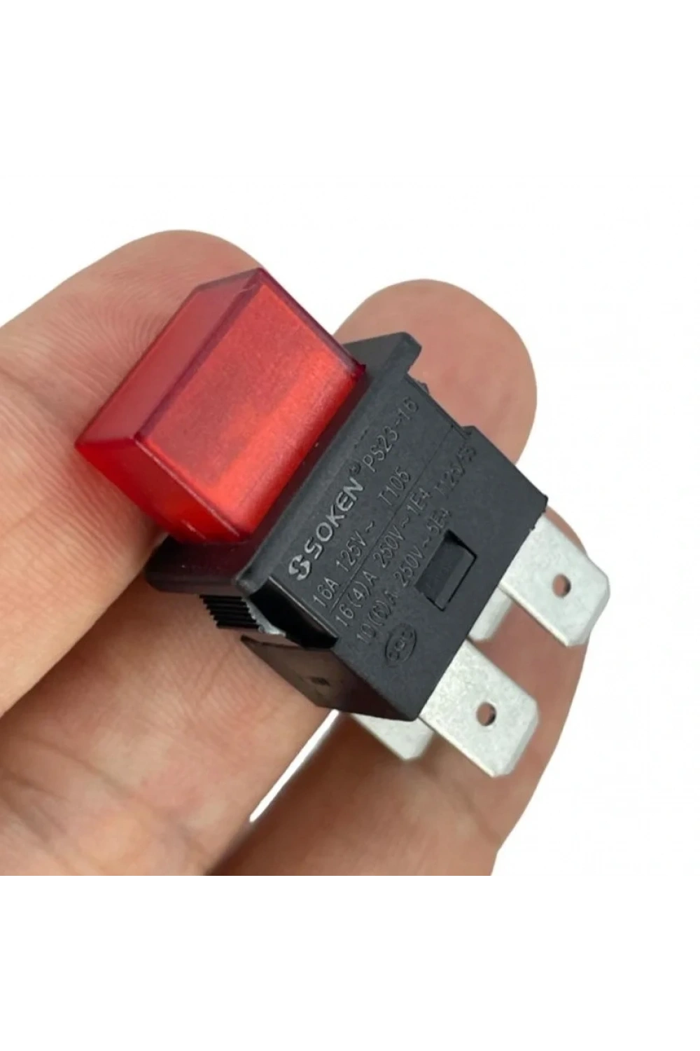 IC-180H Basmalı Işıklı Anahtar 220V 4P Kalıcılı PS23-16N