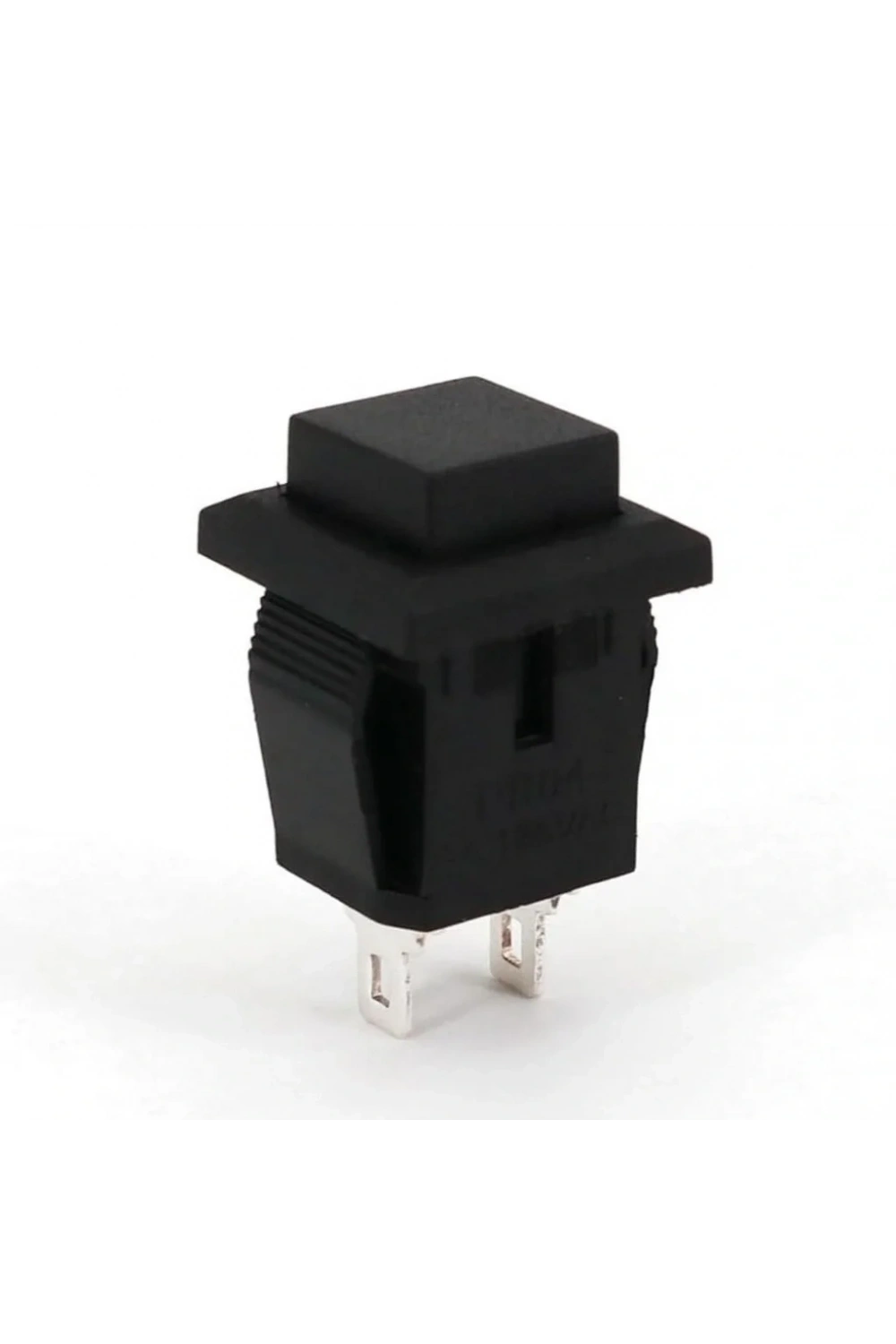 IC-180K Plastik Buton Yaylı 2P PBS15B Siyah