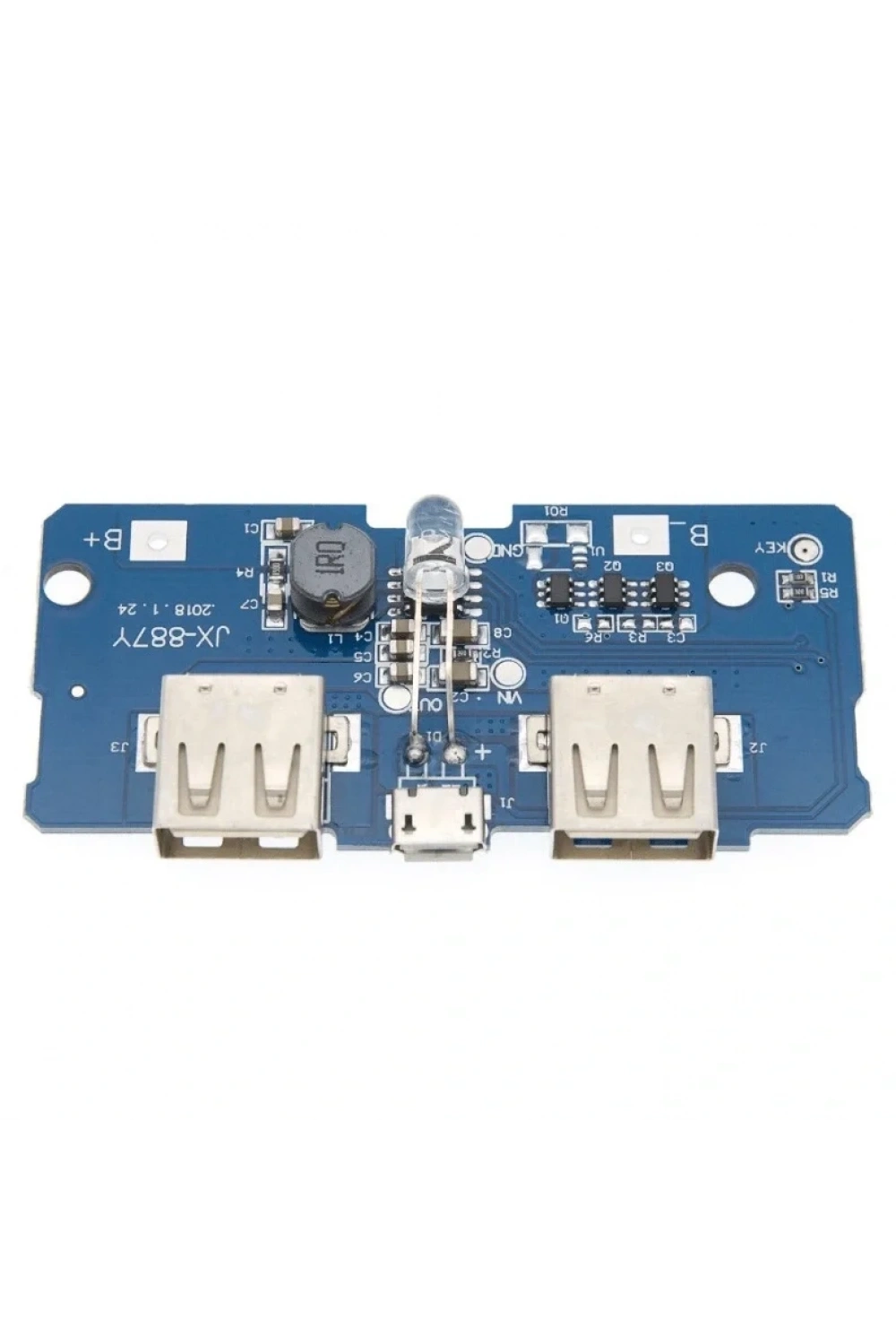 IC-180K Plastik Buton Yaylı 2P PBS15B Yeşil