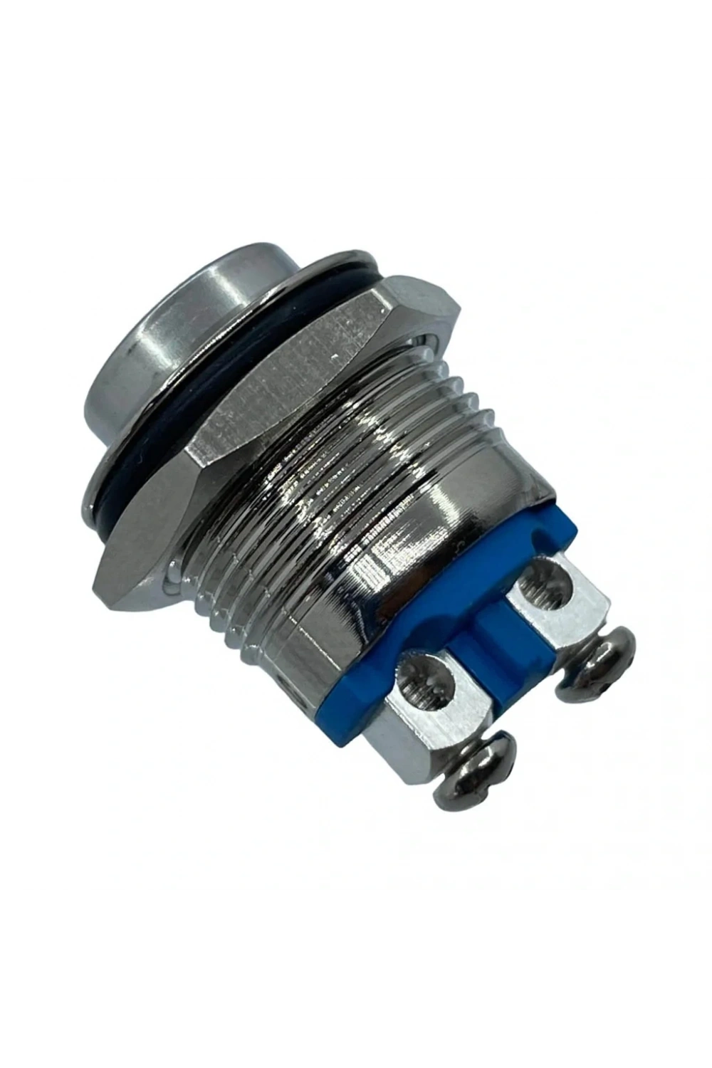 IC-182 D98 Ø19mm Buton Metal Düz PBS28B-2