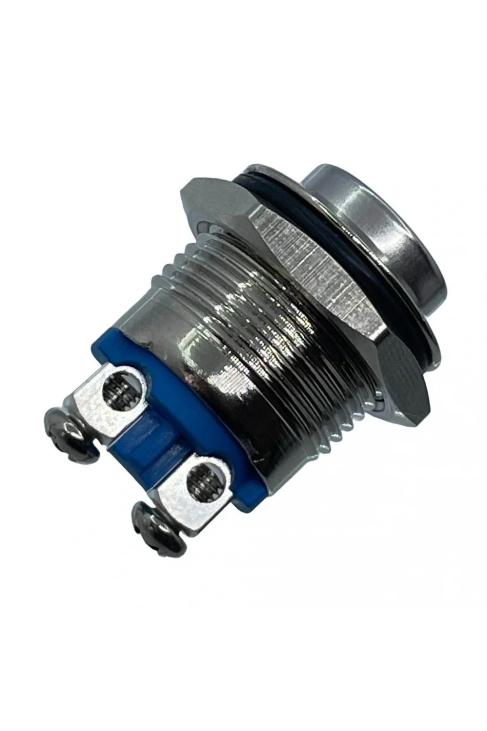 IC-182 D98 Ø19mm Buton Metal Düz PBS28B-2