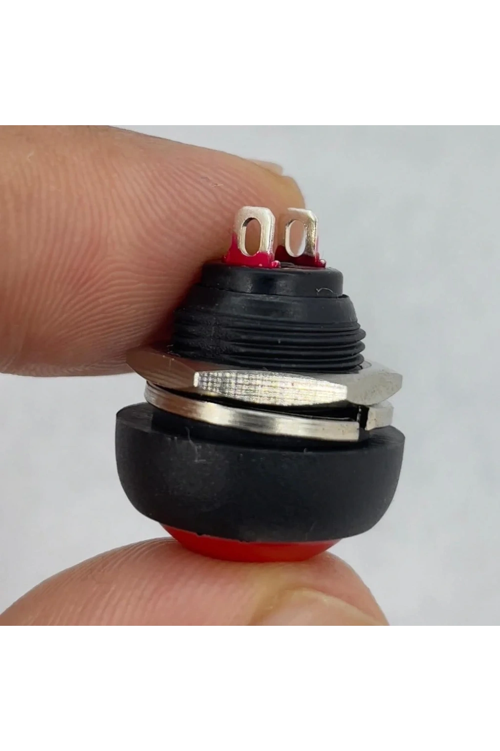 IC-184 Kırmızı Plastik Push Buton 12mm PBS-33B