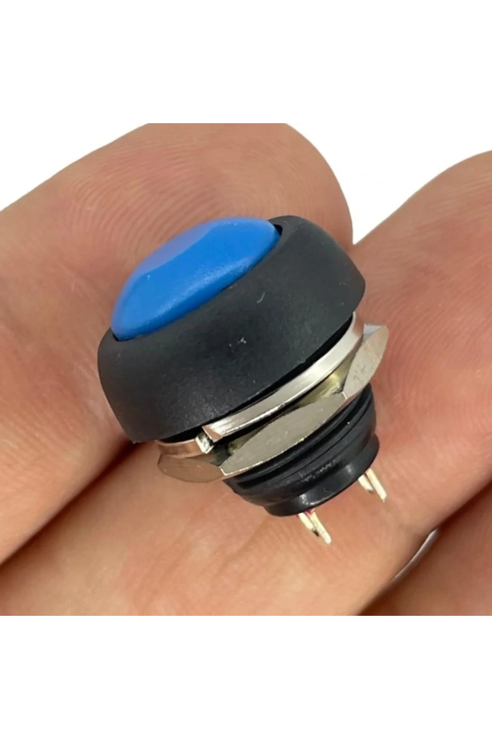 IC-184 Mavi Plastik Push Buton 12mm PBS-33B