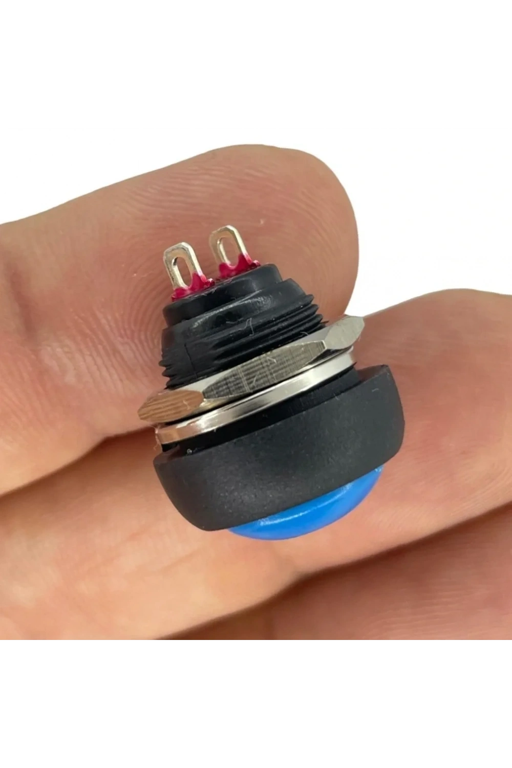 IC-184 Mavi Plastik Push Buton 12mm PBS-33B