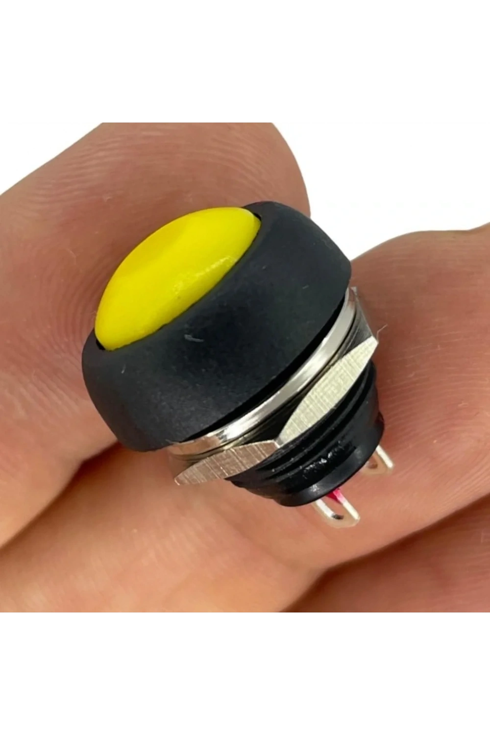 IC-184 Sarı Plastik Push Buton 12mm PBS-33B