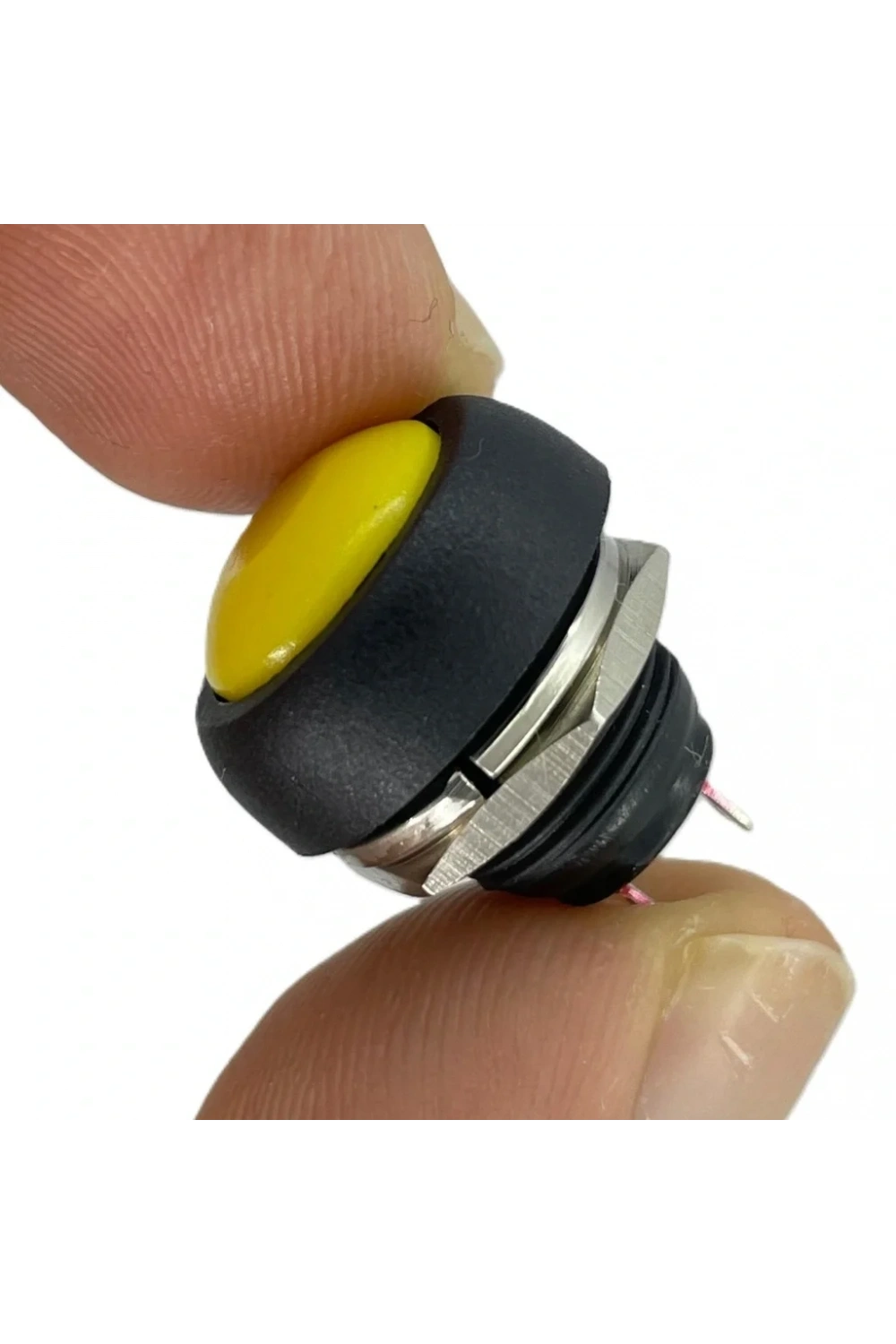 IC-184 Sarı Plastik Push Buton 12mm PBS-33B