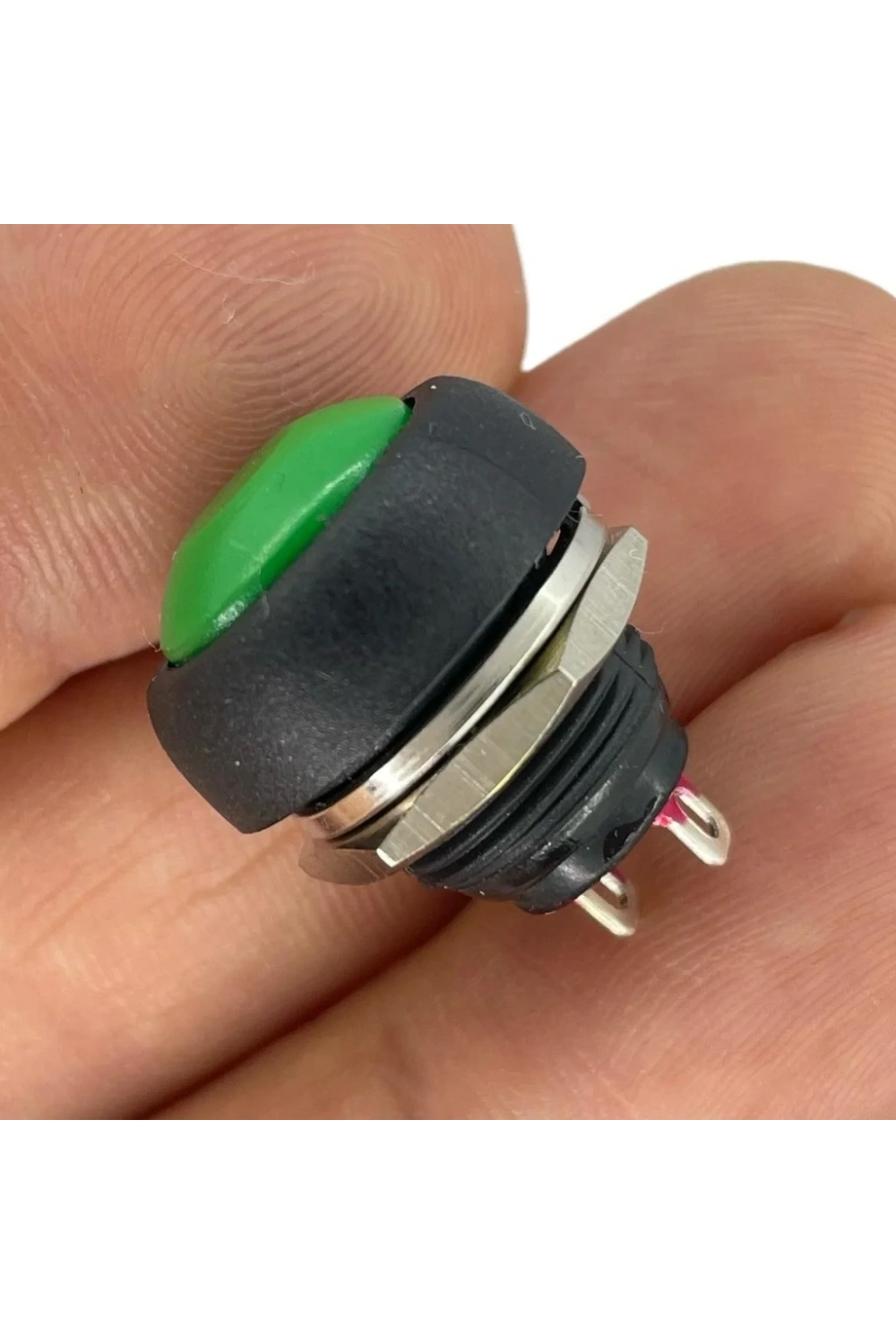 IC-184 Yeşil Plastik Push Buton 12mm PBS-33B