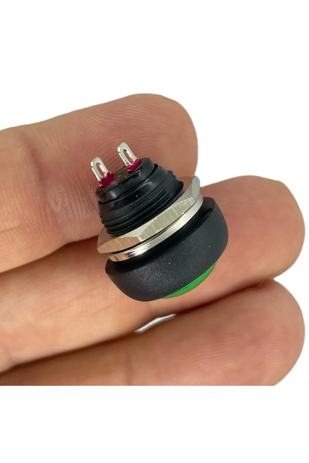 IC-184 Yeşil Plastik Push Buton 12mm PBS-33B