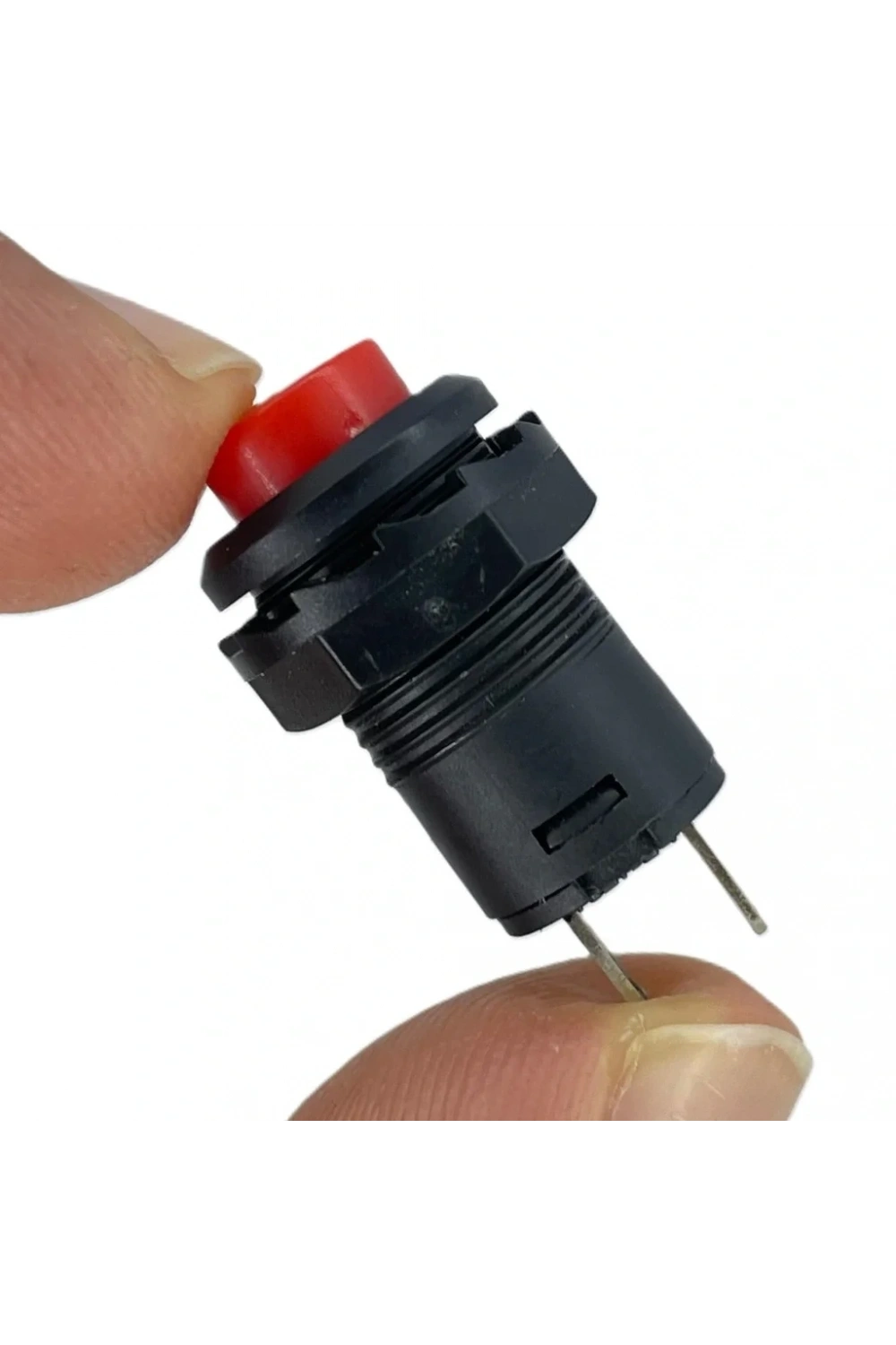 IC-185D Buton Yuvarlak Plastik Kalıcı 12mm 2P