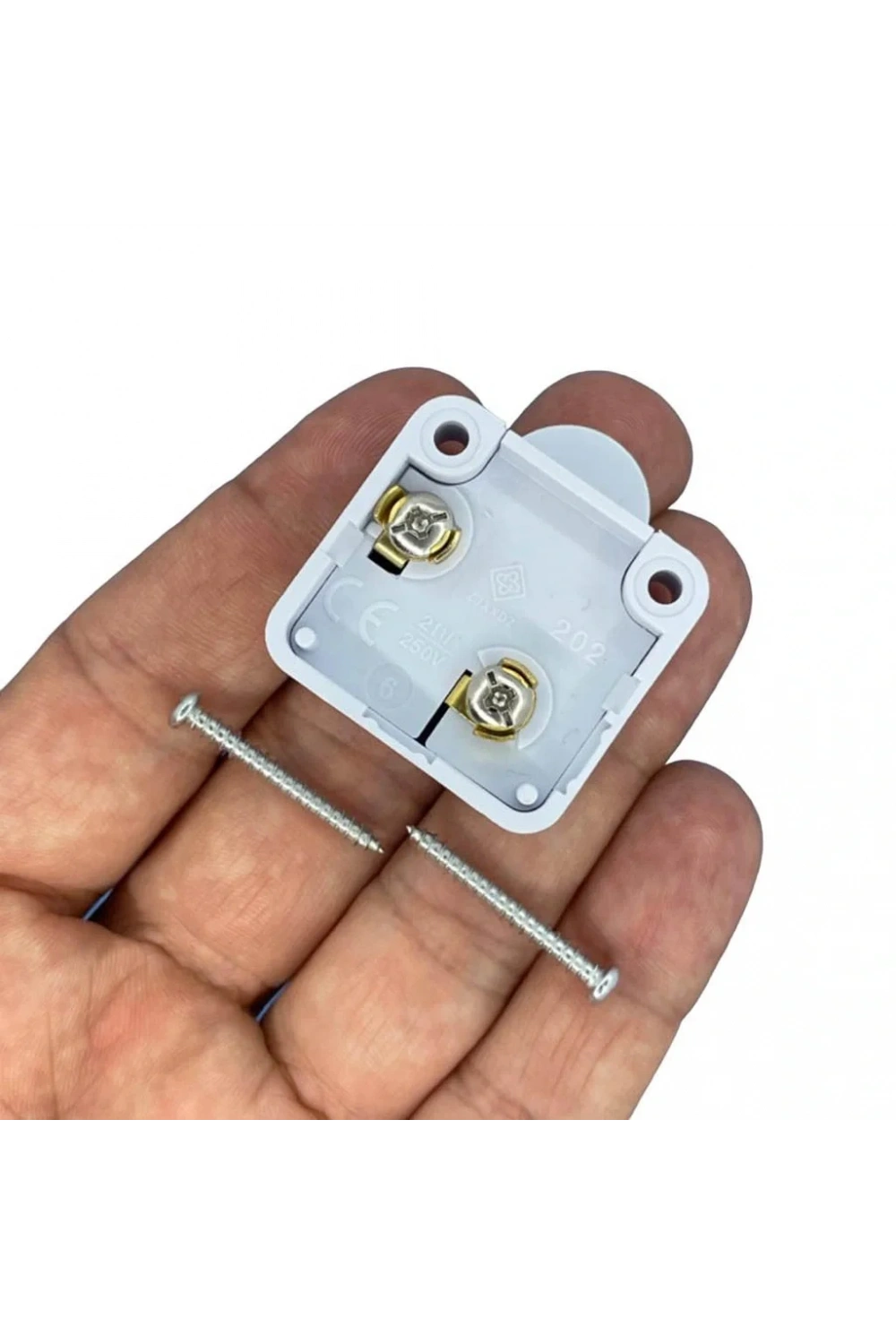 IC-187E Ters Dolap Anahtarı Sıva Üstü Kapak Switch Beyaz