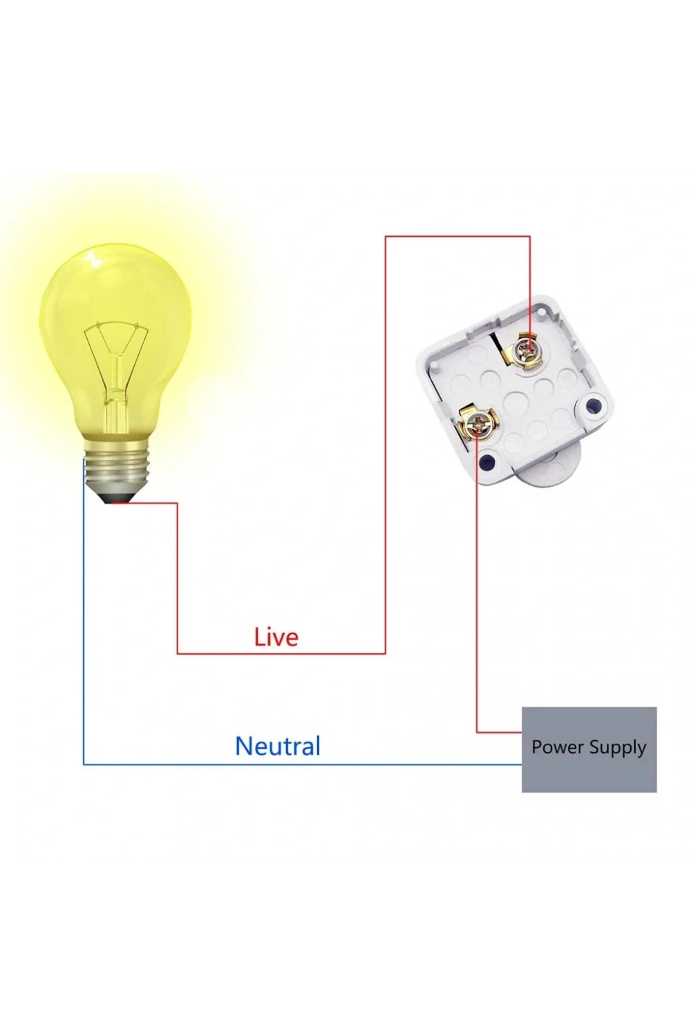 IC-187E Ters Dolap Anahtarı Sıva Üstü Kapak Switch Siyah