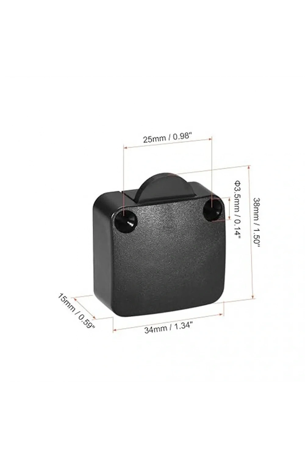 IC-187E Ters Dolap Anahtarı Sıva Üstü Kapak Switch Siyah