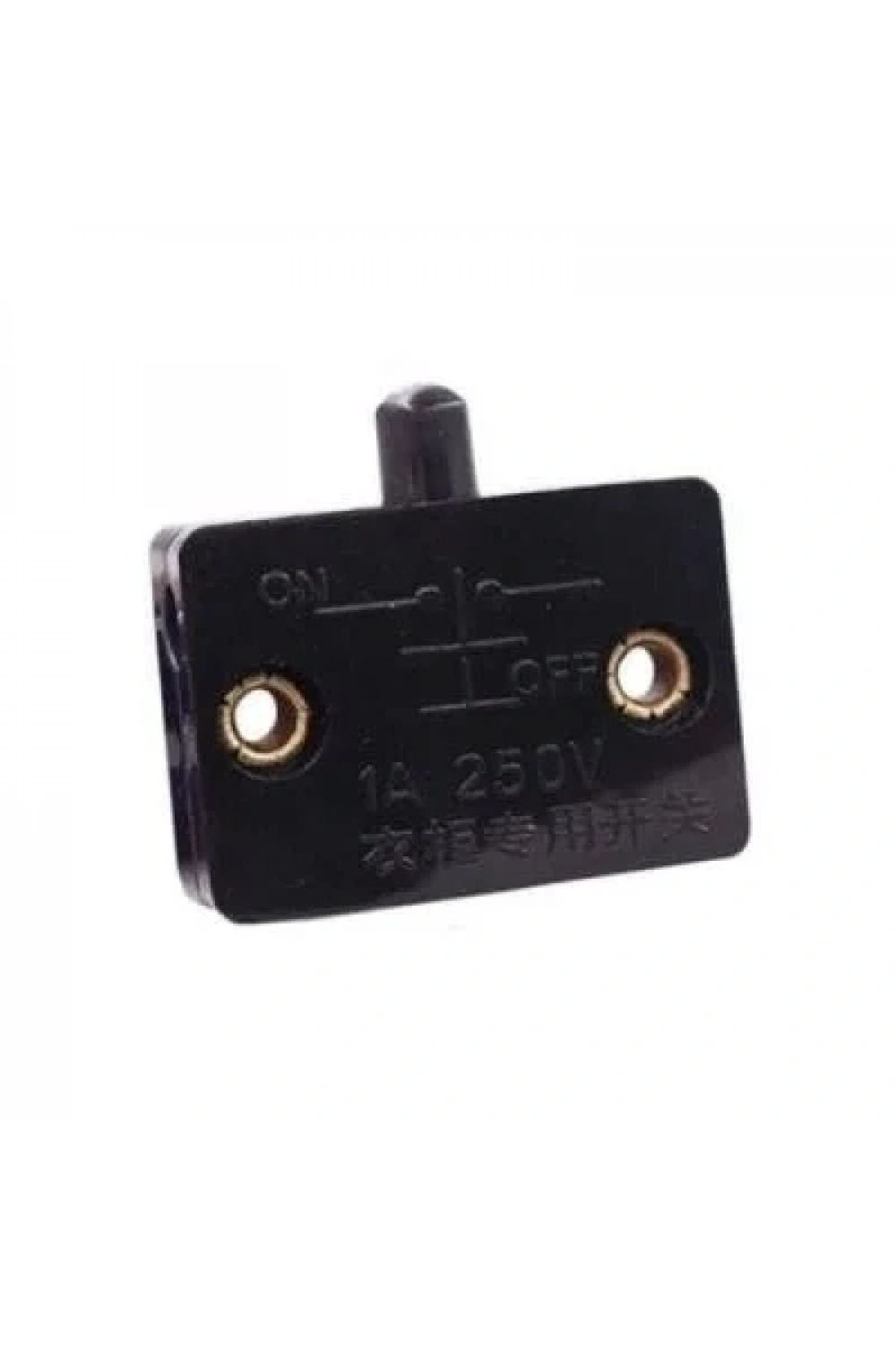 IC-187F Ters Kapak Swici Dolap Kapak Switch Sıva Üstü 250V 1A Siyah
