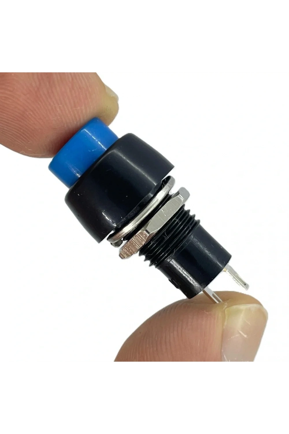 IC-190 Mavi Buton Yuvarlak Plastik Kalıcılı 10mm