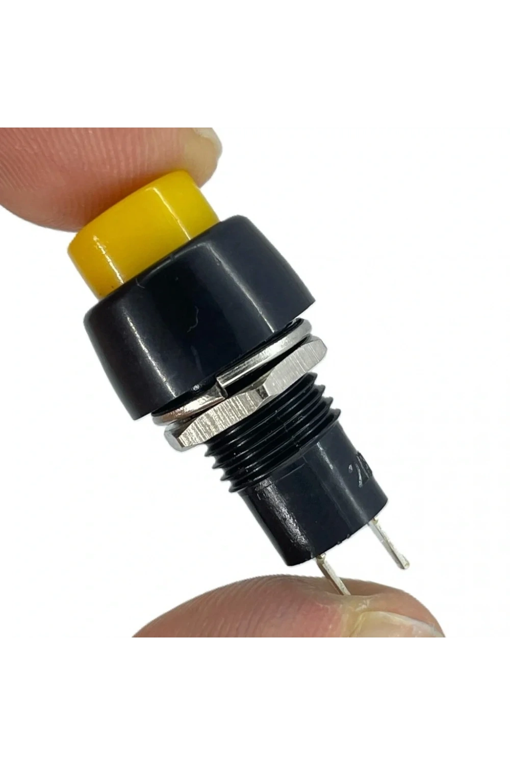 IC-190 Sarı Buton Yuvarlak Plastik Kalıcılı 10mm
