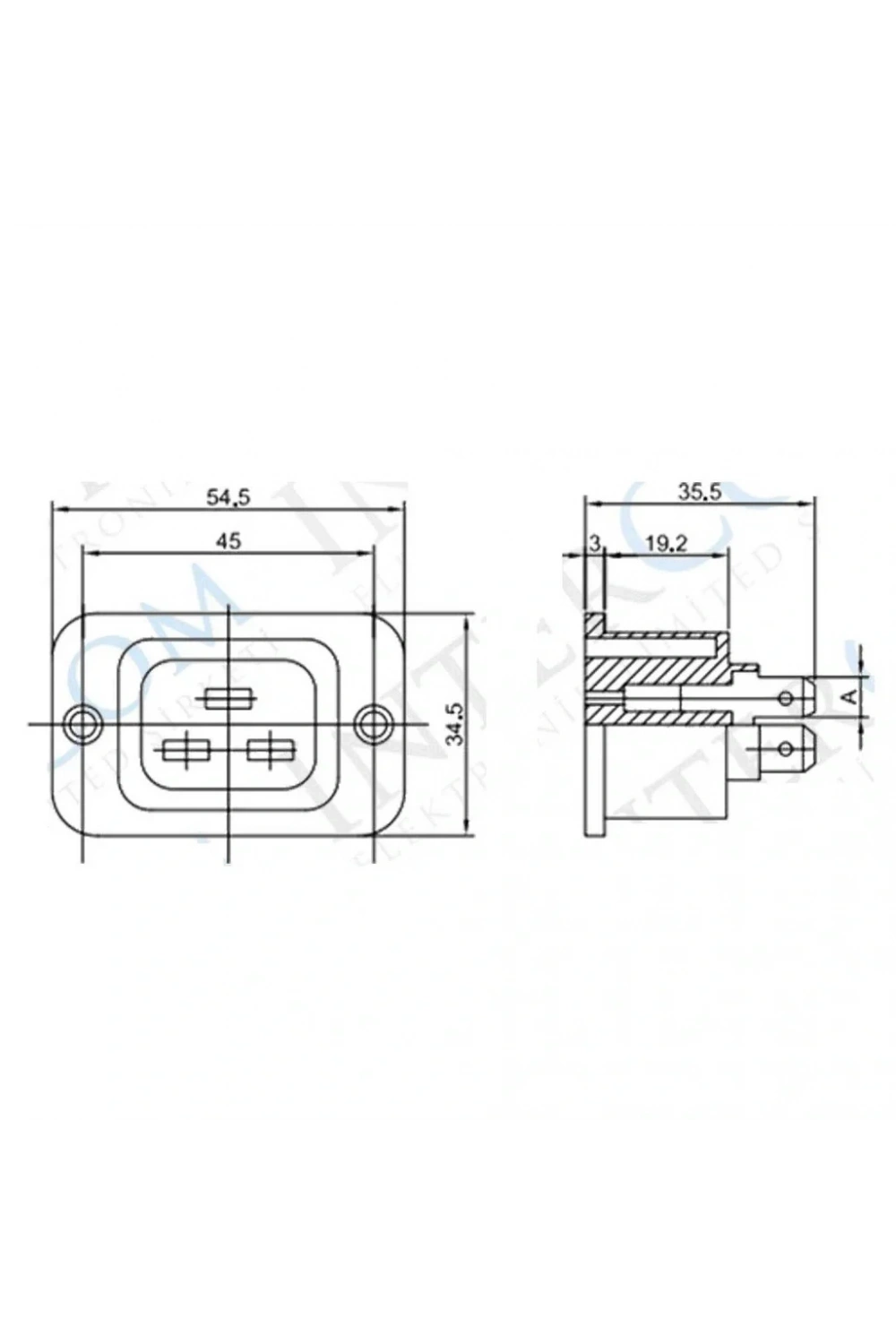 IC-215A1 C20 Power Şase Erkek Kulaklı AC-06C