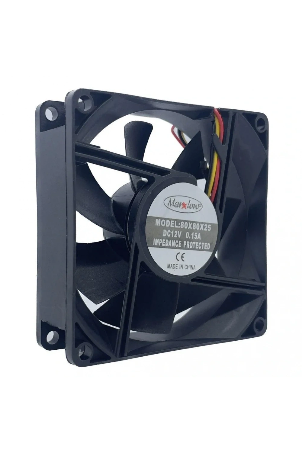 IC-216 Kare Fan 80x80x25mm 12V DC 3 Kablo