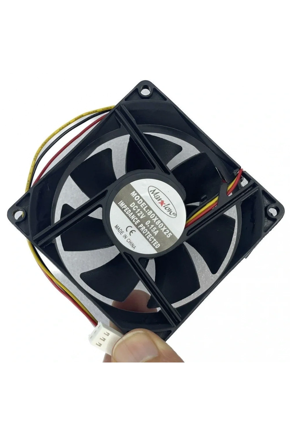 IC-216 Kare Fan 80x80x25mm 12V DC 3 Kablo