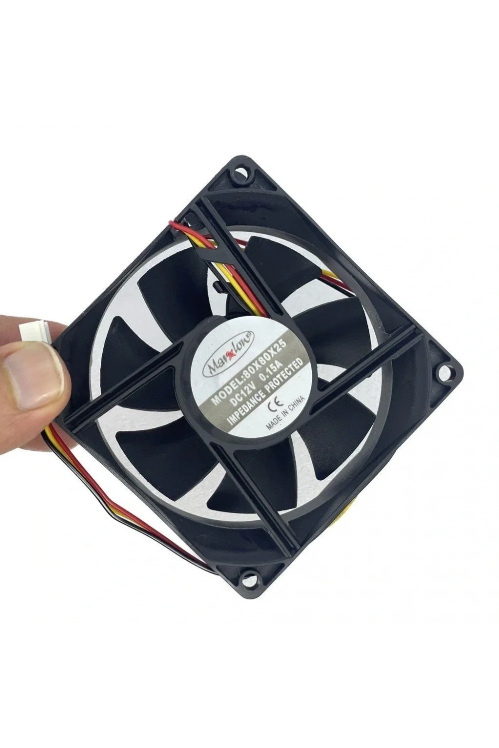 IC-216 Kare Fan 80x80x25mm 12V DC 3 Kablo