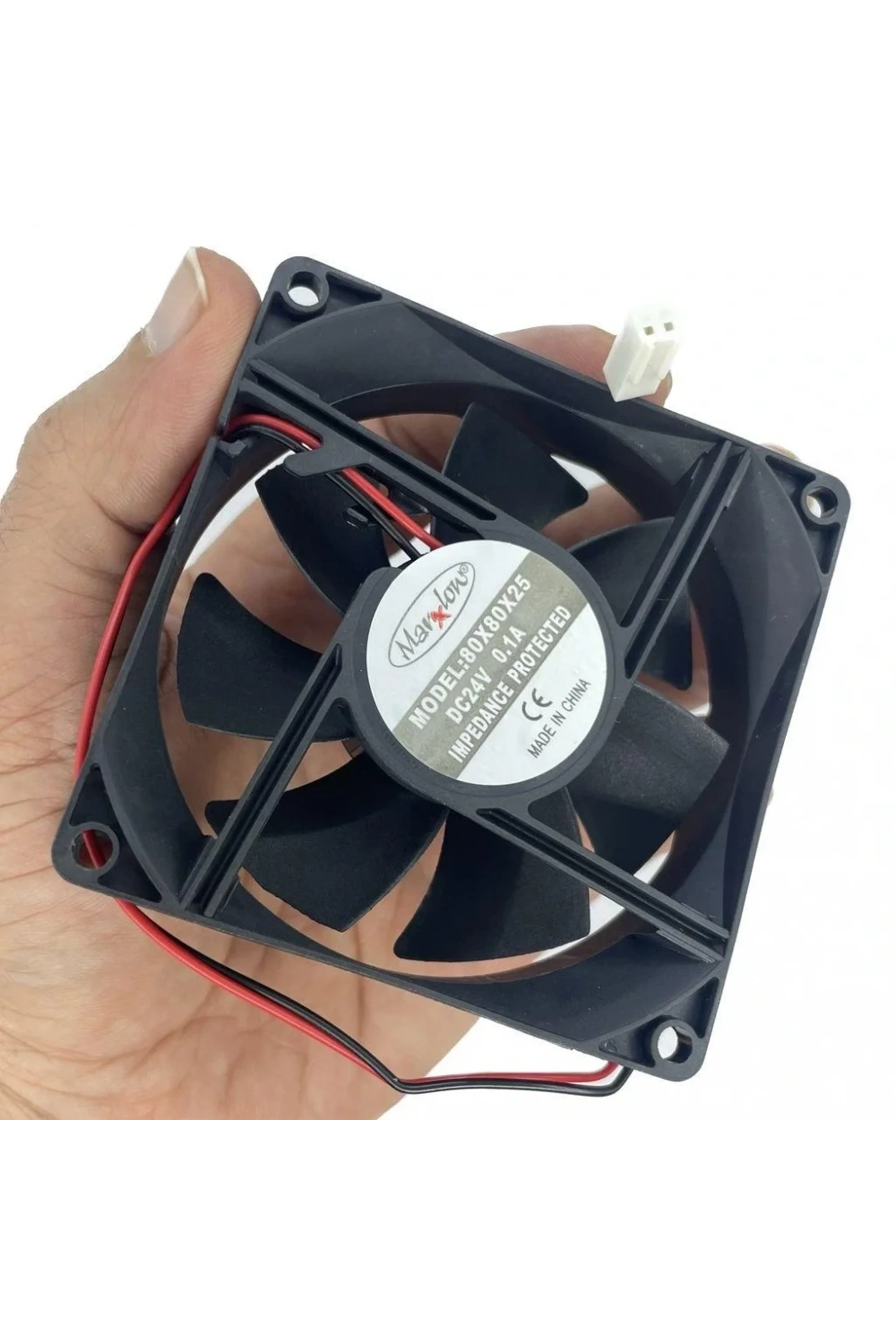 IC-216A Kare Fan 80x80x25mm 24V DC 2 Kablo