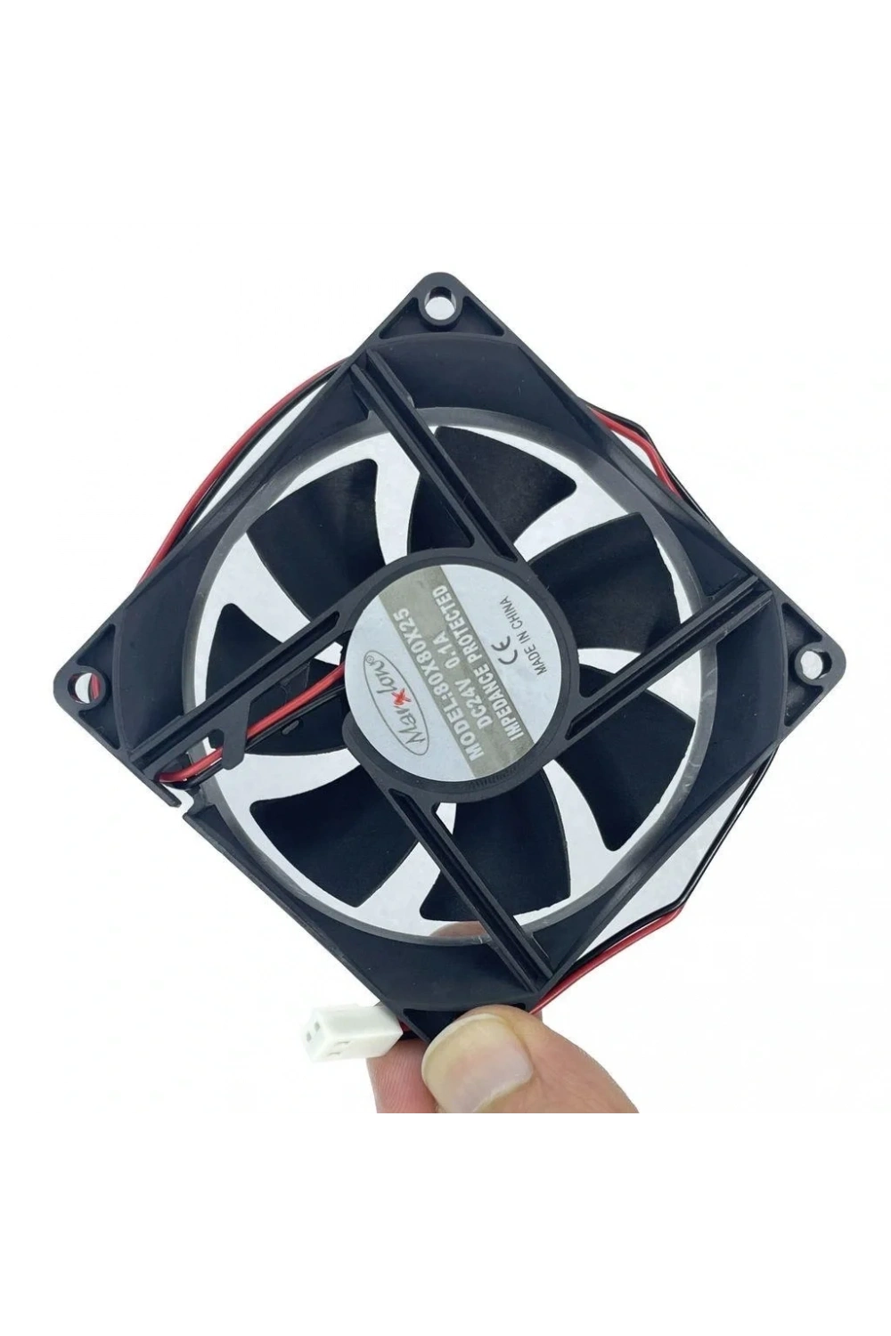 IC-216A Kare Fan 80x80x25mm 24V DC 2 Kablo