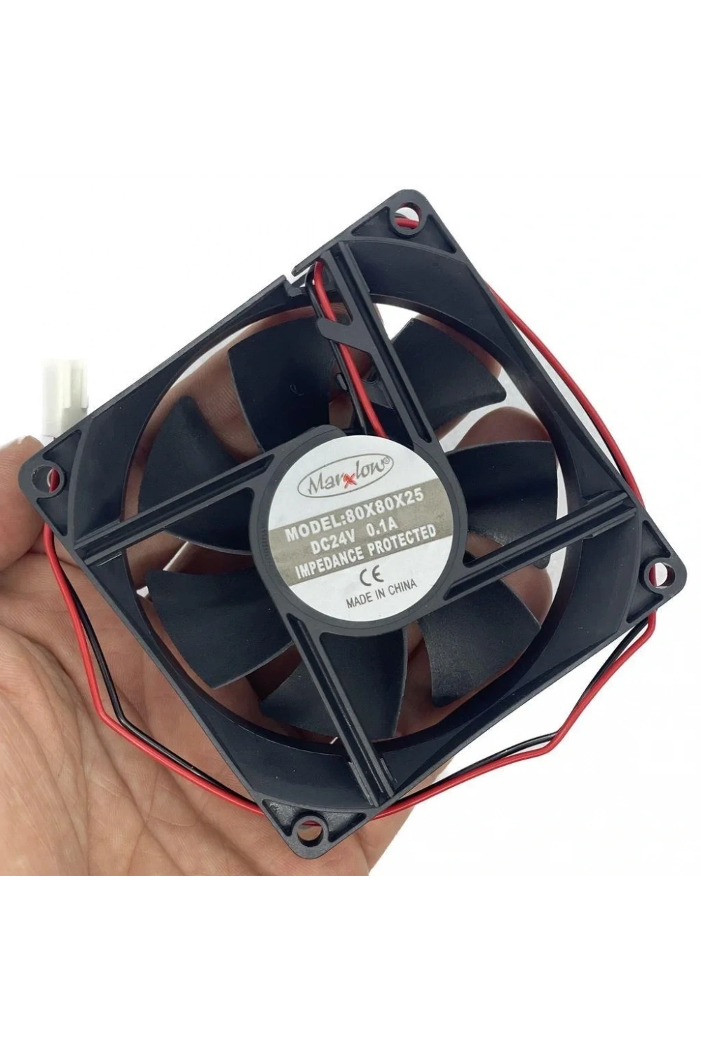 IC-216A Kare Fan 80x80x25mm 24V DC 2 Kablo