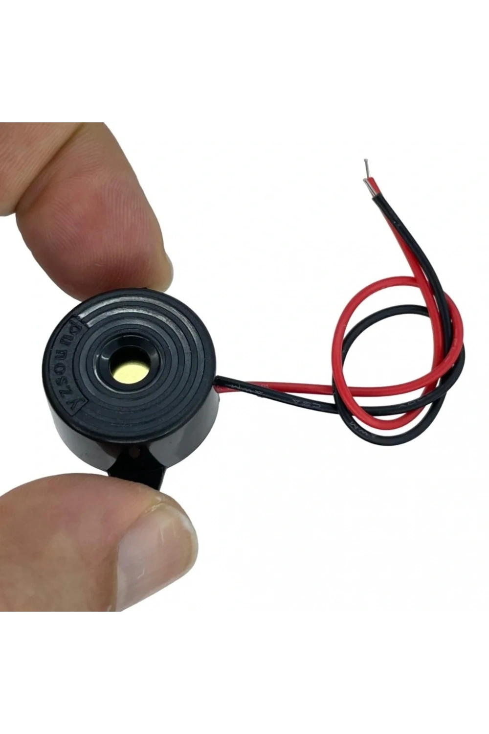 IC-221 Kablolu Buzzer Devreli Piezo 12-24V DC 23mm