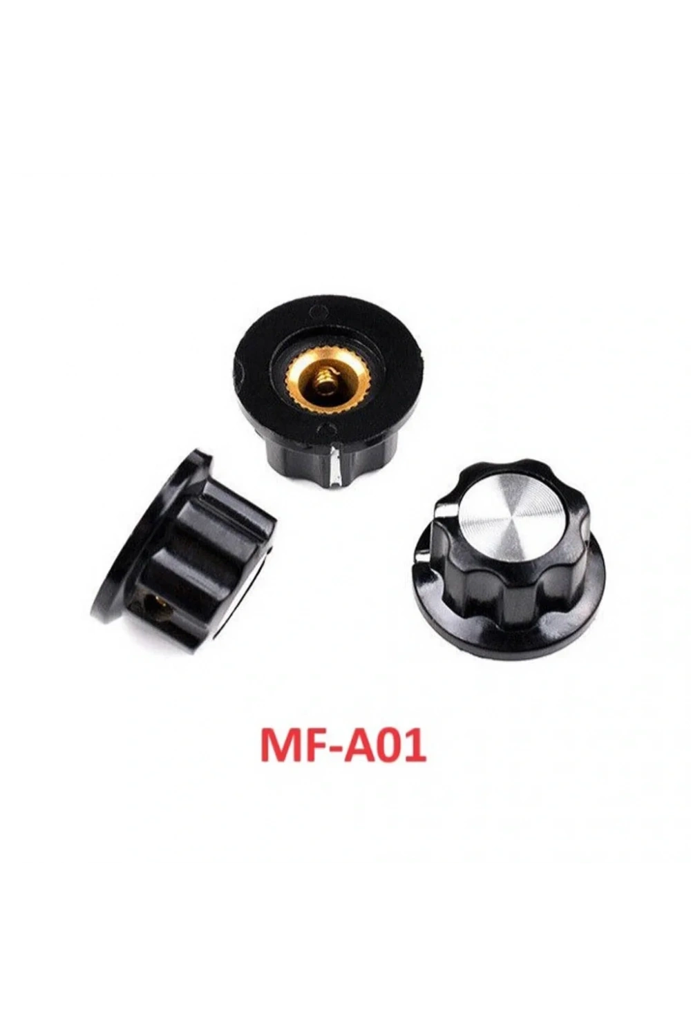 IC-222A Vidalı Potansiyometre Düğmesi Pot Başlığı MF-A04