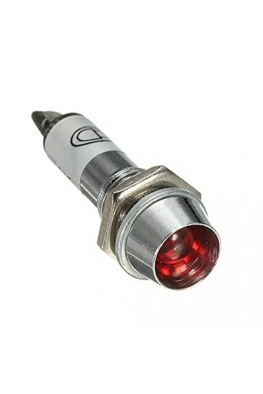 IC-225 8mm Sinyal Lambası Metal 220V Kırmızı