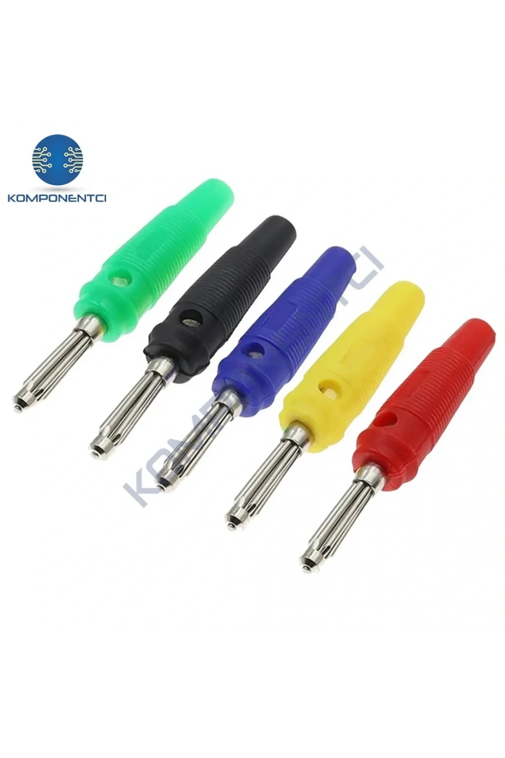 IC-238B Banana Jak Silikonlu CX-06 Mavi
