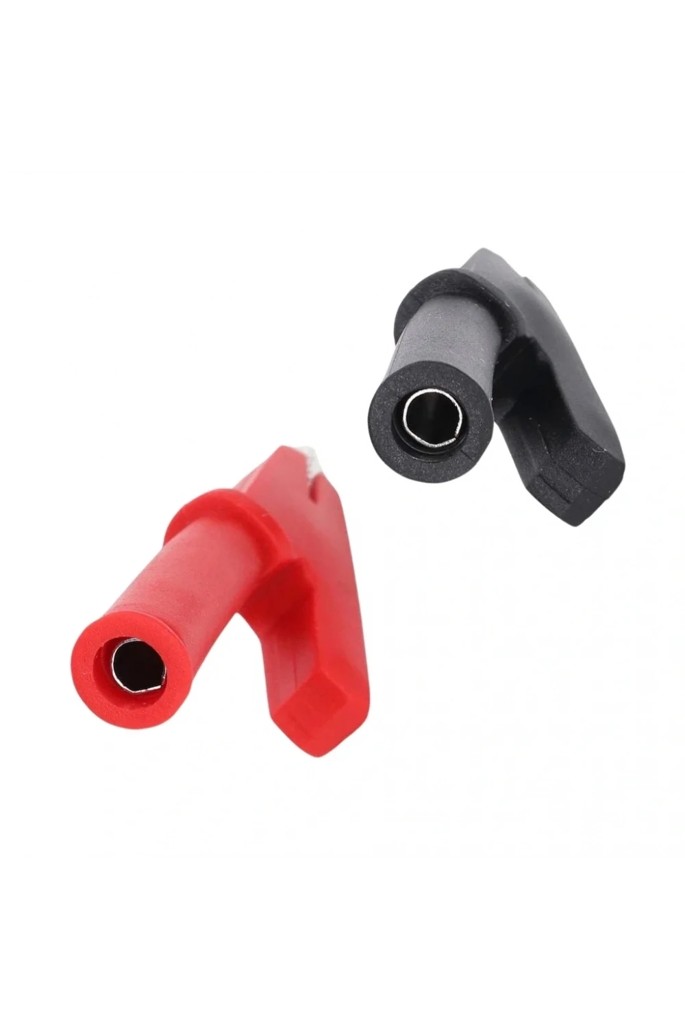 IC-243A 4mm Banana Jak Girişli Krokodil WD1096 Siyah Kırmızı Set