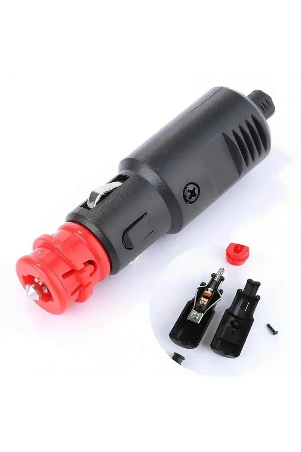 IC-246B-7 Çakmak Fişi Ledsiz Sigortalı - Avrupa Tipi
