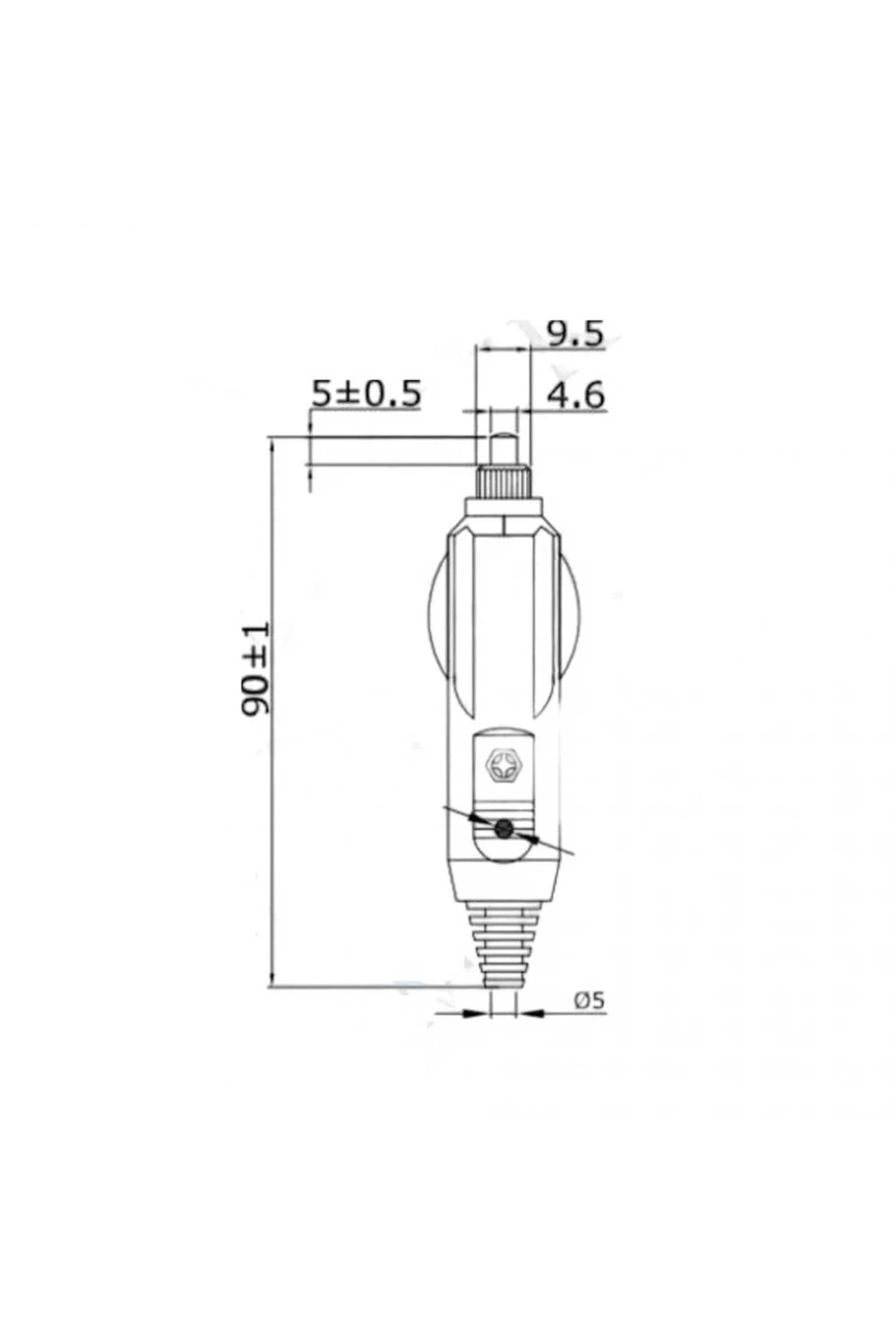 IC-246B Çakmak Fişi Ledli